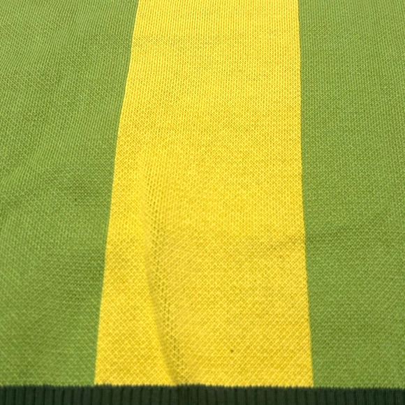 Flan Labs Avocado Atomic Green Sweater Vest Mens M Colorblock Knit Pullover New - Picture 9 of 10